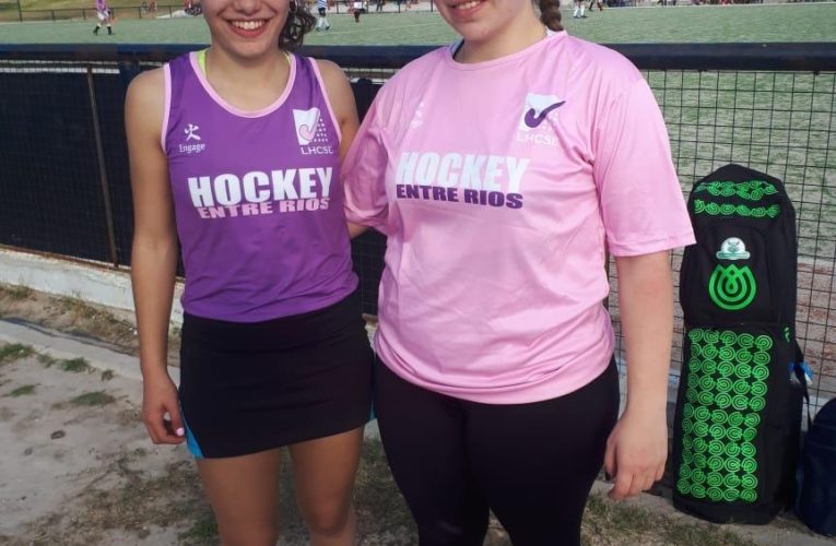 Dos jugadoras de la primera de Aeroclub Basavilbaso fueron convocadas para la Selección de la Liga de hockey del centro sur de Entre Ríos