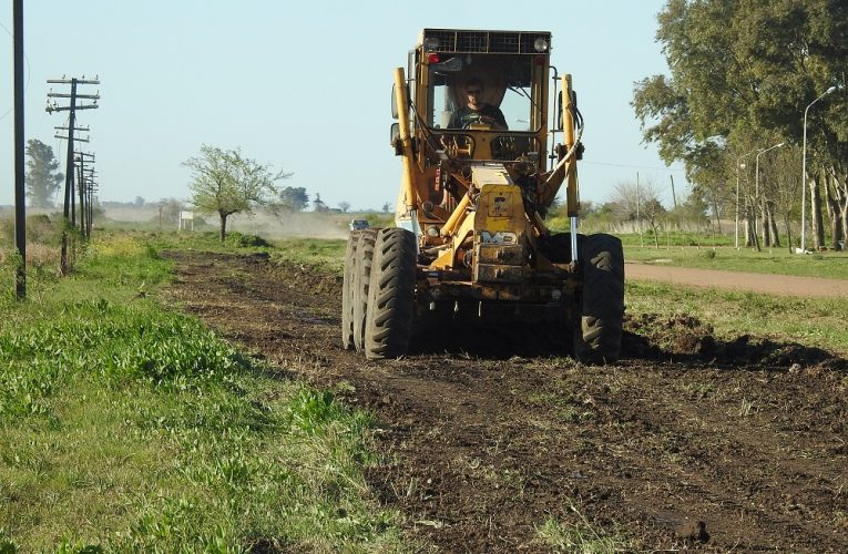 Trabajos de limpieza en el acceso norte a Basavilbaso