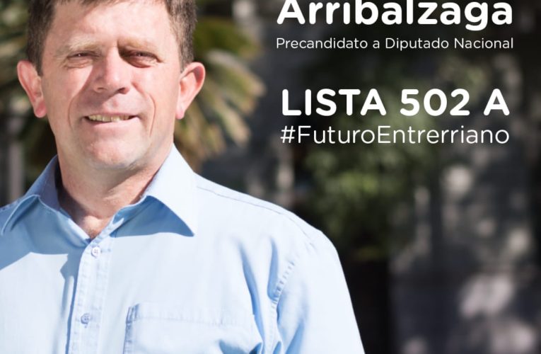 Leandro Arribalzaga, precandidato a diputado nacional por la Lista 502A de Juntos por el Cambio estuvo en Basavilbaso