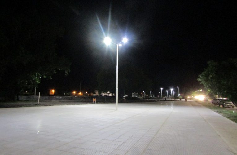 Obra de Centralidad Urbana: avances en el sistema de luminarias LED