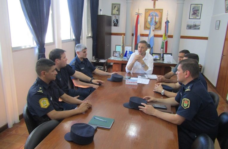 Reunión del Intendente con el nuevo Jefe de la comisaría local