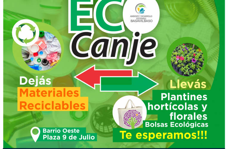 Se realizará un nuevo Eco canje en Basavilbaso