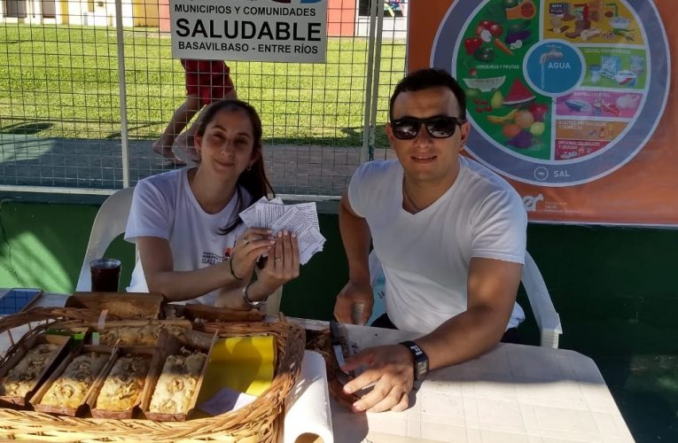 El equipo de Municipio Saludable realizó actividades en el Polideportivo de Basavilbaso