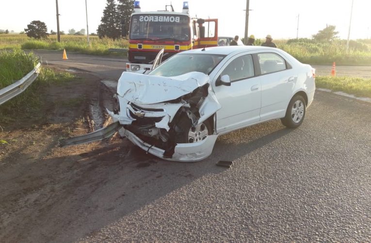 Se produjo un accidente en intersección de Rutas Provinciales 39 y 20