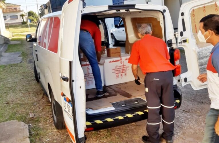 Entre Ríos recibió un nuevo envío de las vacunas contra Covid-19