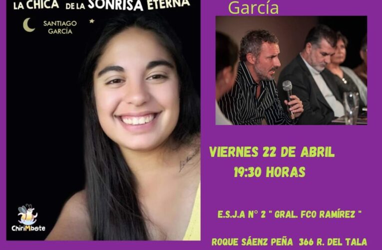 El libro ”Micaela García, la chica de la sonrisa eterna” será presentado en Rosario del Tala