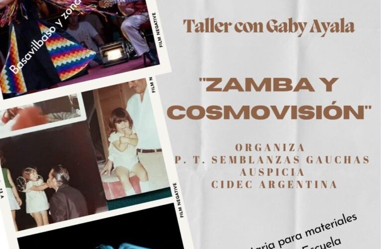 La bailarina Gaby Ayala, hija del “Chúcaro”, brindó un Taller de zamba y cosmovisión en Basavilbaso