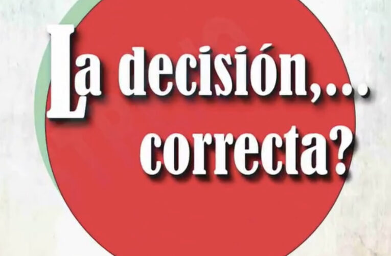 El Grupo de teatro La Vereda estrena el espectáculo “La decisión… correcta?”