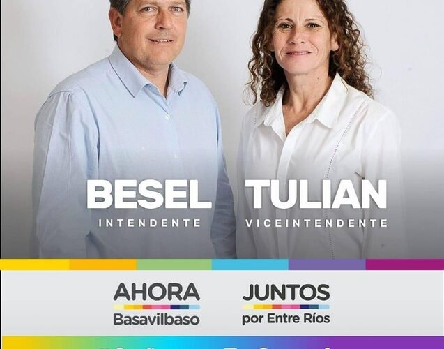 “Con errores y con aciertos hemos hecho todo lo posible por hacer el bien a Basavilbaso”, dijo Hernán Besel de cara a la reelección