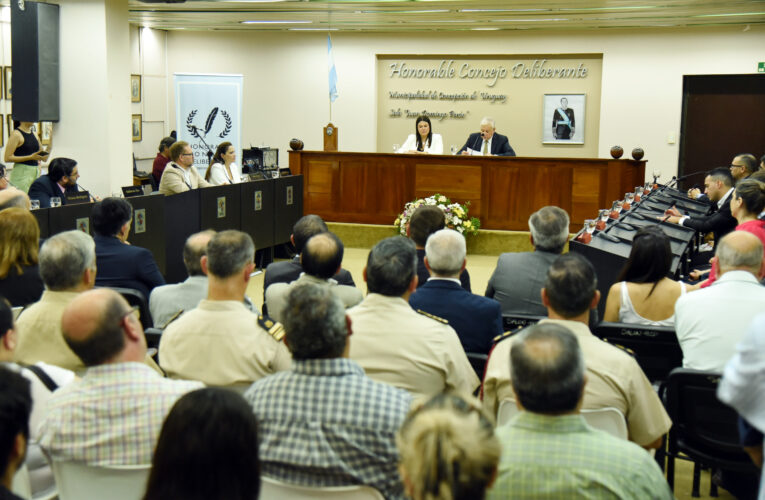 Concepción del Uruguay: Lauritto abrió las sesiones del Concejo Deliberante