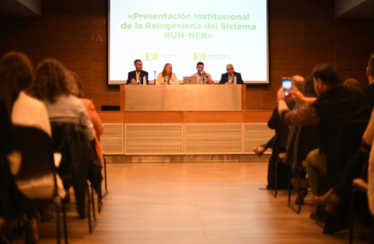 Se realizó la presentación institucional de la reingeniería del sistema RUN-NER, que permitirá sistematizar la intervenciones del Copnaf