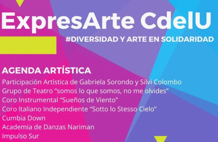 “ExpresArte CdelU” una jornada de diversidad y arte a beneficio