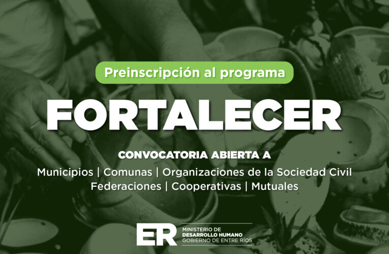 El gobierno provincial lanzó el programa Fortalecer para respaldar la economía social