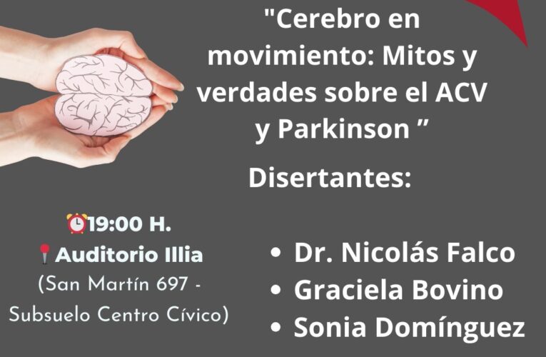 Mujeres Construyendo Futuro: se realizará una charla sobre ACV y Parkinson