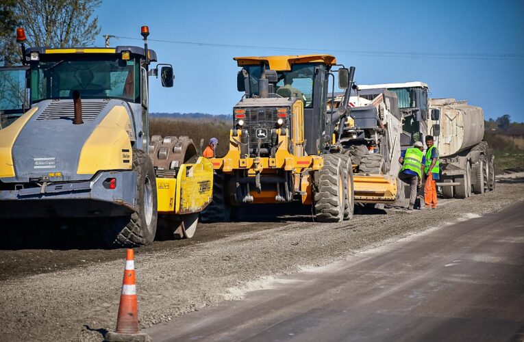 Se reiniciaron las obras de rehabilitación de la ruta provincial Nº 20 en el acceso norte a Gualeguaychú