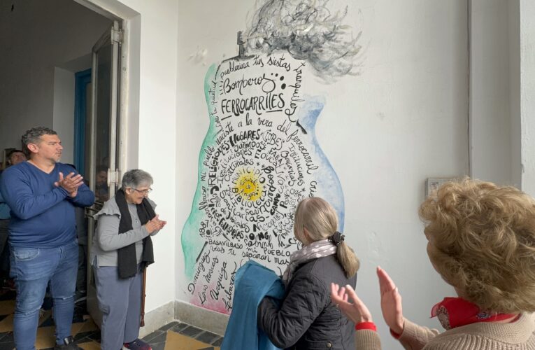 El Taller de Lectura “Desde la palabra” inauguró un caligrama homenaje a la identidad basavilbasense