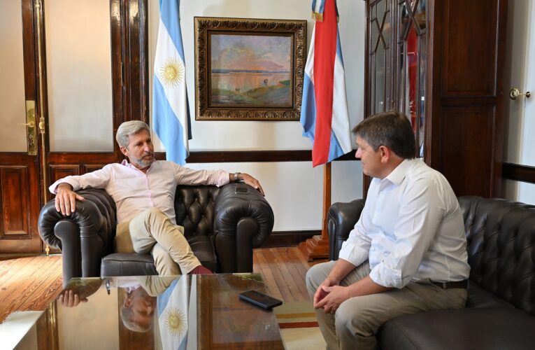 El gobernador Frigerio anunció al intendente de Basavilbaso que está próxima la resolución para la creación del parque industrial