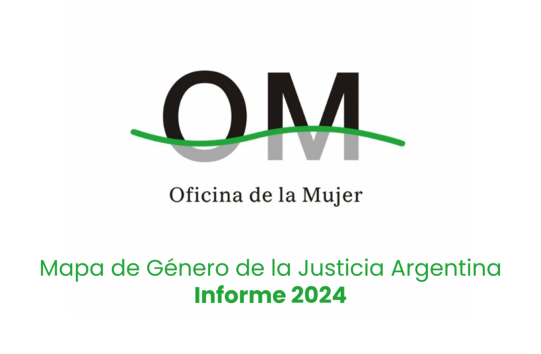 Mapa de Género de la Justicia Argentina: Informe 2024