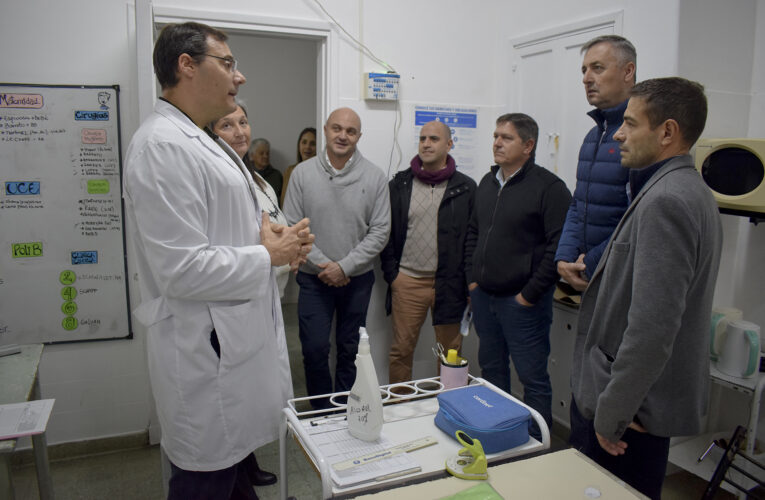 Blanzaco y Hein visitaron el hospital de Basavilbaso para relevar avances de gestión