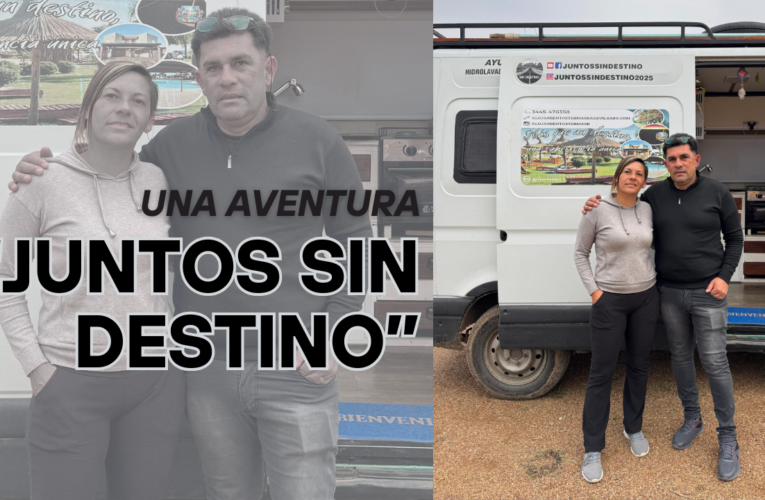 Dos aventureros parten en su motorhome desde Basavilbaso “Juntos sin destino”