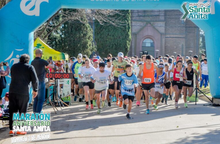 Se corrió la Maratón 125° Aniversario de Santa Anita